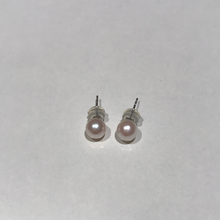 Load image into Gallery viewer, 18K Golds 4-5MM Akoya Sea Pearl Studs
