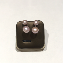 Load image into Gallery viewer, Double Pearls Studs
