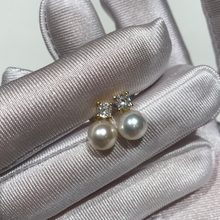 Load image into Gallery viewer, Princesses Akoya Sea Pearls Studs 7-7.5MM
