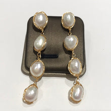 Load image into Gallery viewer, Freshwater Pearl Long Earrings
